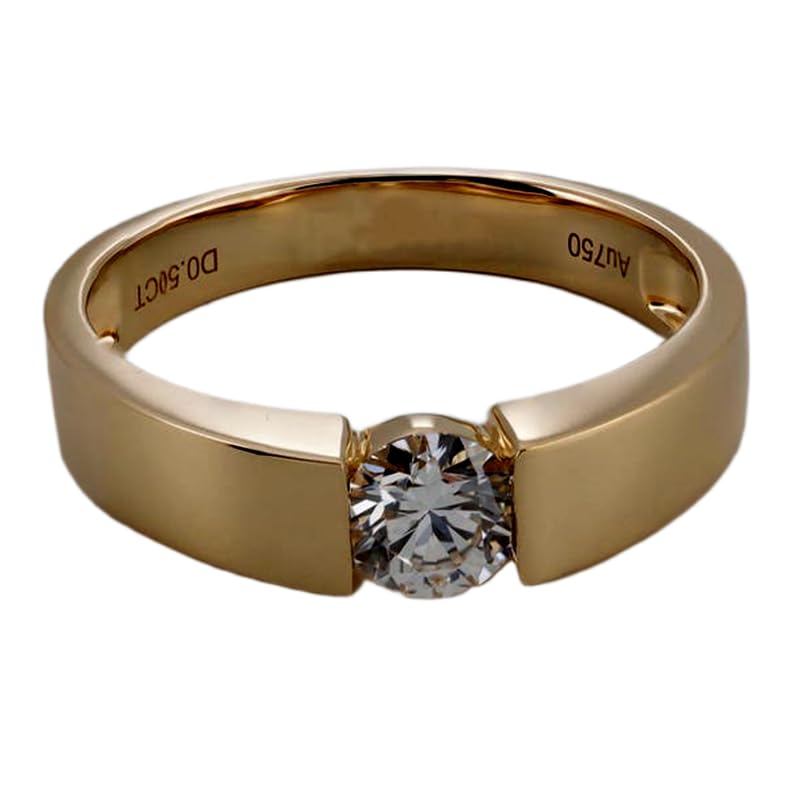 Bague solitaire aigue-marine en argent 925 et anneau plaqué or pour femme