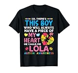 Hay este chico que me llama Lola Concienciación sobre el autismo Camiseta