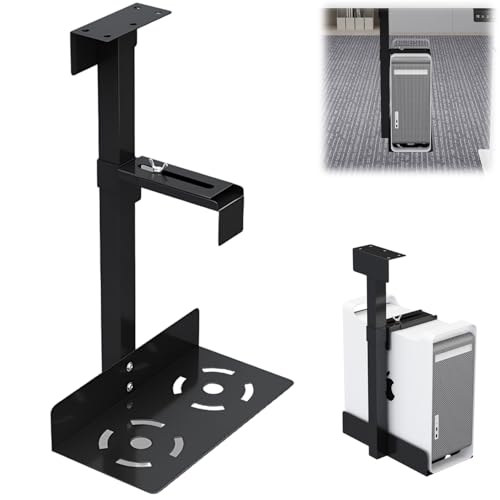 Support PC sous bureau haute résistance 35 kg de hauteur réglable