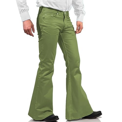 Men's Disco Pants Bell Bottom Jeans Pants,60s 70s Bell Bottoms Vintage Denim Pants Jeans for Men2