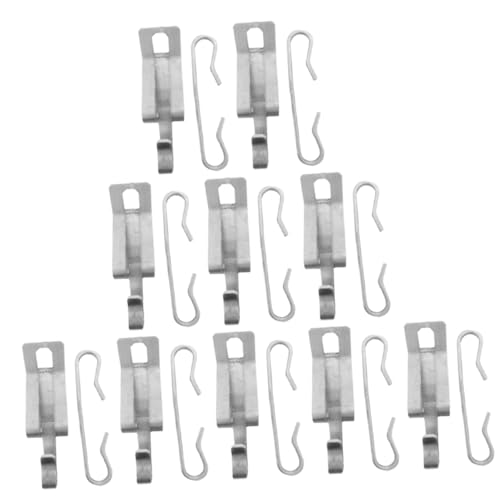 HOMSFOU 20piezas Kit De Clips y Para Cables De Calefacción Soporte Para y Canalones Clips Resistentes y Instalación y Práctica