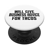 Geschäftsberatung für Tacos Entrepreneur Consultant Funny PopSockets mit austauschbarem PopGrip