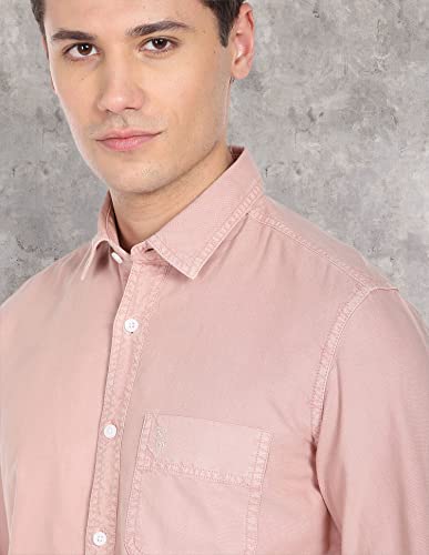 Image of U.S. POLO ASSN. Regular Fit Shirt for Men - 100% Cotton, Breathable & Comfortable, Full Sleeves Casual Shirt for Men