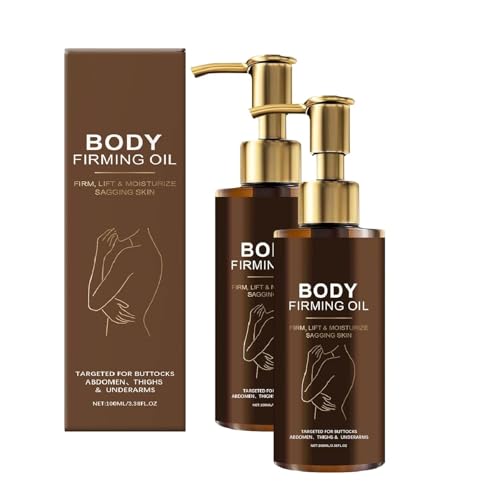 Magic Aceite Corporal Reafirmante, Aceite Corporal Reafirmante con Colágeno, Aceite de Masaje para Arrugas, Líneas de expresión, Para Glúteos, Abdomen, Muslos y Axilas (2pcs)