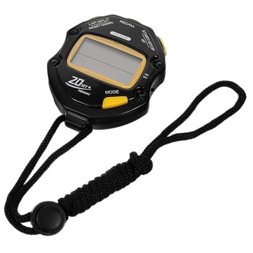 PAMINGONO Cronómetro Digital Portátil Temporizador y Cronómetro para Deportes y Competiciones Fácil De Usar