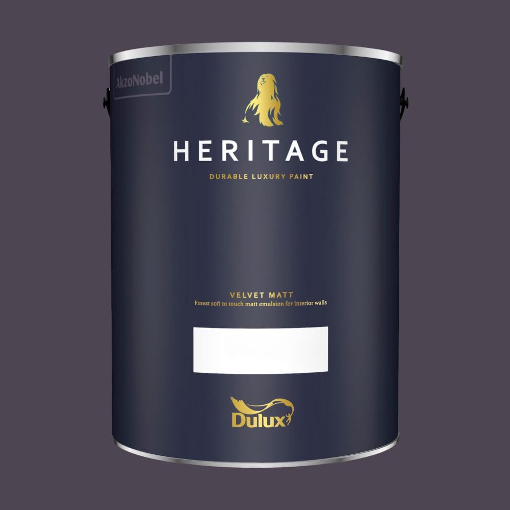 Paint Stop Mixed Colour Dulux Trade Heritage Matt Wild Blackberry 5L
