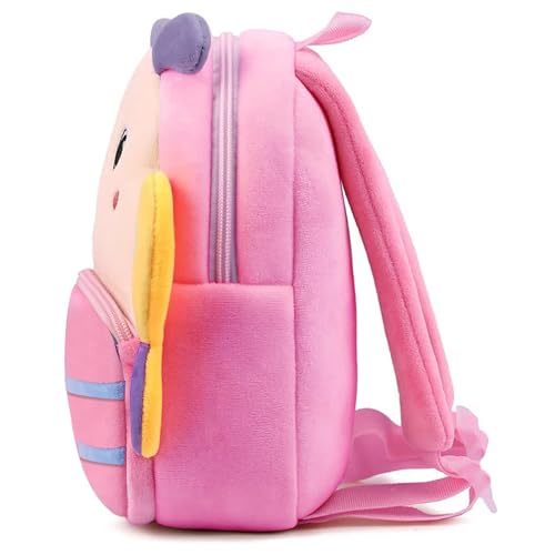 Image of ADISA Kids Backpack Toddler Bag Back Pack Plush Cartoon for Girls and Boys 1-5 Years