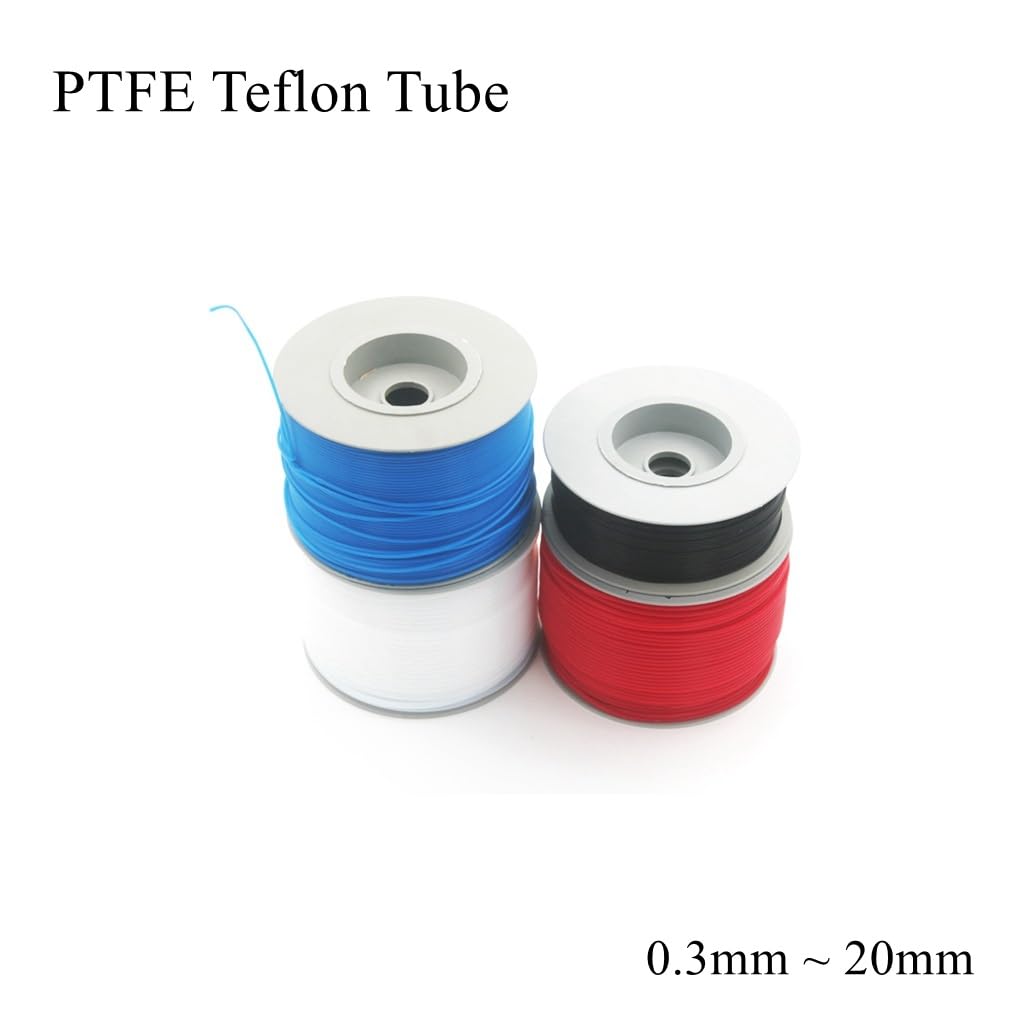 Tubo liso Conector de tubo de PTFE de 14mm, 16mm, 18mm y 20mm, manguera aislante F46, funda de teflón, pieza de impresora 3D, extrusora en caliente de tubo rígido Menos fricción(20mm x 23mm)