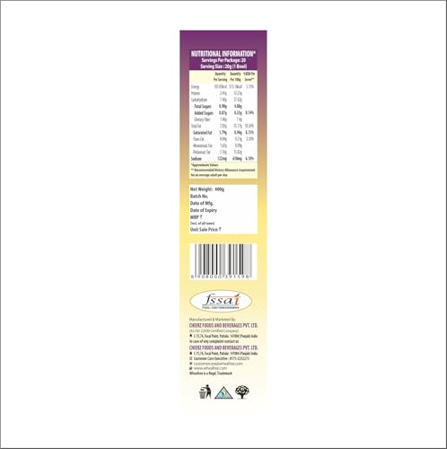Image of Wheafree Gluten Free Namkeen Mixture - Pack of 2 (400g each) | Khatta Meetha Farsan Snack with Peanuts, Chickpeas, Rice Puffs & Traditional Indian Spices - Healthy, Crunchy, Celiac-Friendly Snack