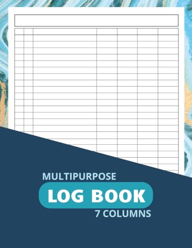 Multipurpose Log Book: Customizable Tracker & Ledger: 7 Versatile Columns for Business or Personal Use, Large 8.5" x 11" Format, 100 Pages image 2