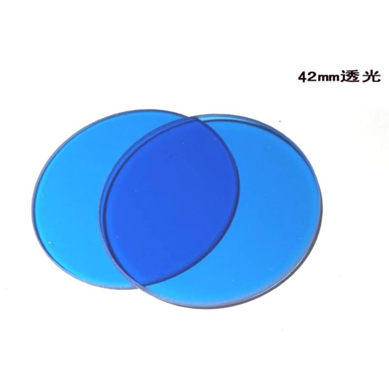 顕微鏡装置 42mm レンズ直径カラー吸収体グリーンブルー顕微鏡生物顕微鏡(Blue transparent)