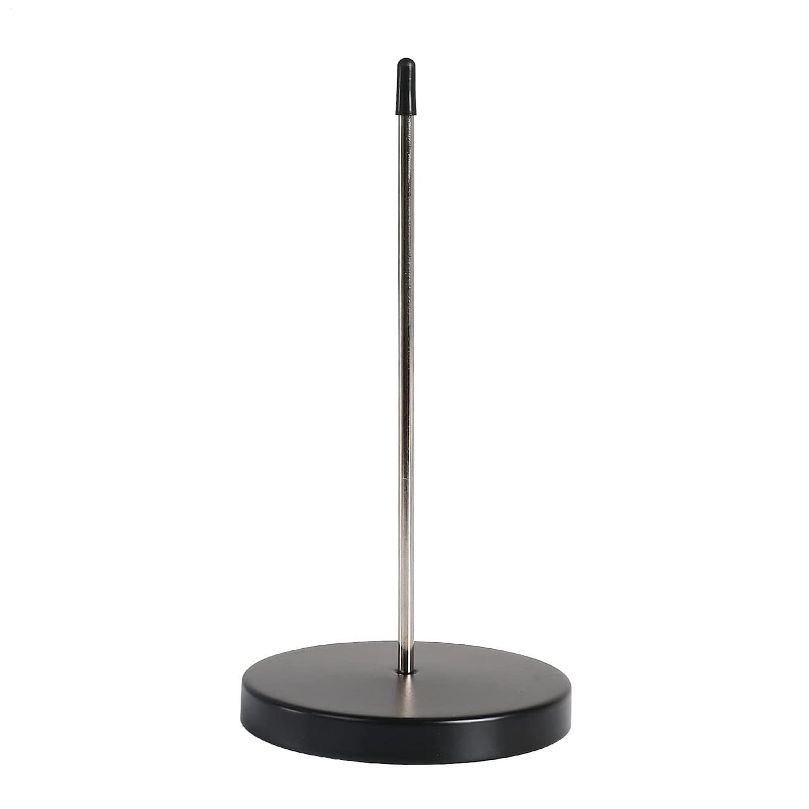 Soporte Para Recibos De Escritorio - Soporte Para Eje De Cheques Cromado, Apuñalador De Boletos Para Restaurantes | Soporte De Papel Multiusos Para Barra De Escritorio, Tenedor Para Billetes Con Pinch