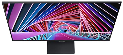 Image of Samsung 32-inch(80cm) 4K UHD, Flat Monitor, Bezel Less Design, 1 Billion Colors, HDR10, FSC-Certified, Intelligent Eye Care (LS32A700NWWXXL, Black)