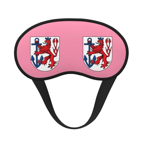 Düsseldorf Coat of Arms Eye Mask, Light-Blocking, Adjustable