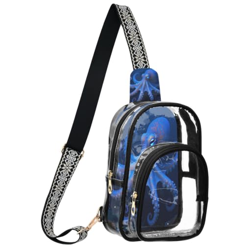 Bolsa transparente cómoda con asa de algodón anti-dolor 2