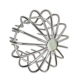 Bleiou 304 Stainless Steel Drain Outdoor Roof Anti-Blocking Line Cap Round Floor Net Cover Drainage Floor Line Leak Gutter Cleaning Tool (4 inch)