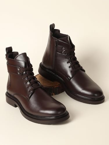 Image of Carlton London Men's Regular comfortable Lace-Up Round Toe boot for Casual and Party Use