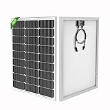 [HOHER UMWANDLUNGSWIRKUNGSGRAD] : Solarpanel im Freien ist ROHS, CE zertifiziert.Über 90 % der konvertierbaren Leistungsabgabe können nach 10-jähriger Nutzung aufrechterhalten werden, und über 80 % der konvertierbaren Leistungsabgabe können noch nach 25-jähriger Nutzung aufrechterhalten werden
