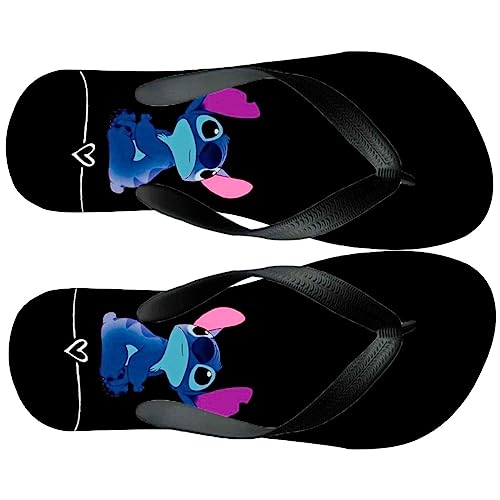Chinelo Sandália Stitch Lilo Ohana Personagem Moda Praia Adulto e Infantil (35/36)
