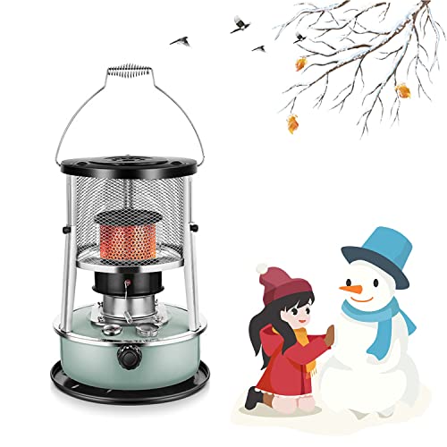 Calentador de estufa de queroseno, calentador de petróleo Estufa de petróleo Estufa de petróleo de acero inoxidable Calentador portátil Sin electricidad Calentador de patio Quemador Calentad