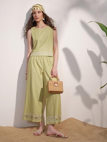 Image of Vishudh Women's Co-ord Set | Trendy Matching Set for Casual & Chic Looks | Stylish Top & Bottom Co-ord for Women