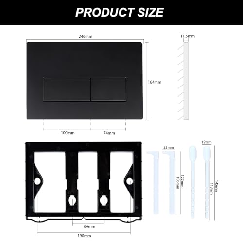 Plaque commande WC suspendu compatible Geberit Sigma : remplacez votre plaque cassée