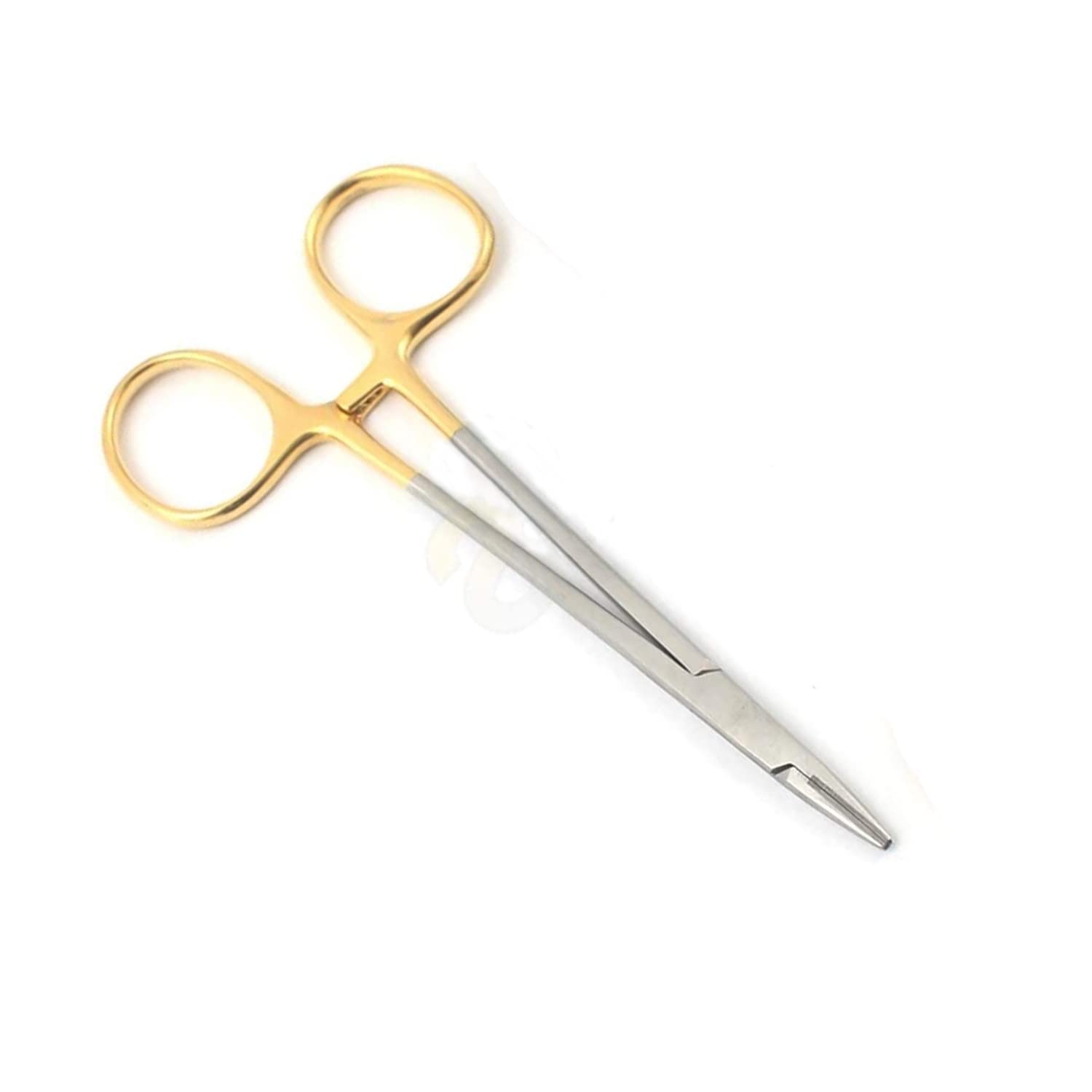 Needle Holder, Needle Driver, Mayo Hegar 6 inches with Tungsten Carbide Inserts by TeckMed