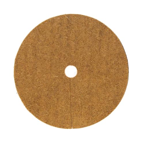 Cococoia - Anello per albero in fibra di cocco, 10 pezzi, con anello multiuso, tappetino protettivo per piante da interno, barriera naturale per fibra di noce, cocco, diverse scelte non possono