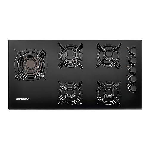 Cooktop 5 bocas Brastemp com quadrichama e acendimento automático - BDD85AE BIVOLT