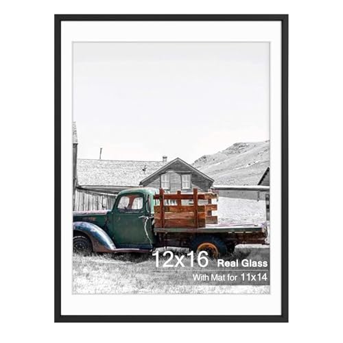 Golden State Art, 12x16 Black Picture Frame Displays...