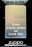 in der Zippo Box mit Anleitung