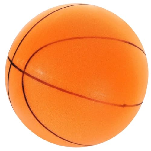 BESPORTBLE Bola De Espuma De Treinamento Interno De Basquete Silenciosa Não Revestida De Alta Densid