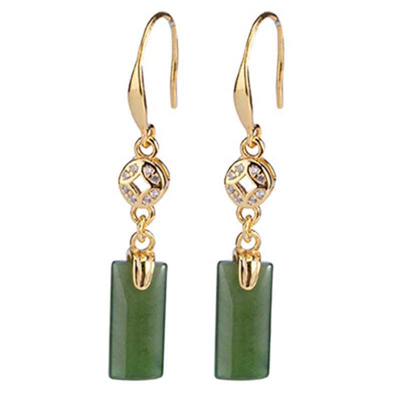 Pendientes de jade y borla de jaspe BrAgue, el regalo de cumpleaños perfecto para el Día de la Madre