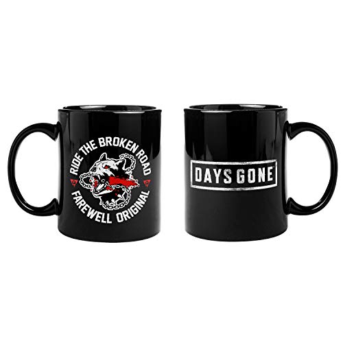 Gaya Entertainment D24ABF9FC2 Days Gone Standard Mug "Broken Road" Black
