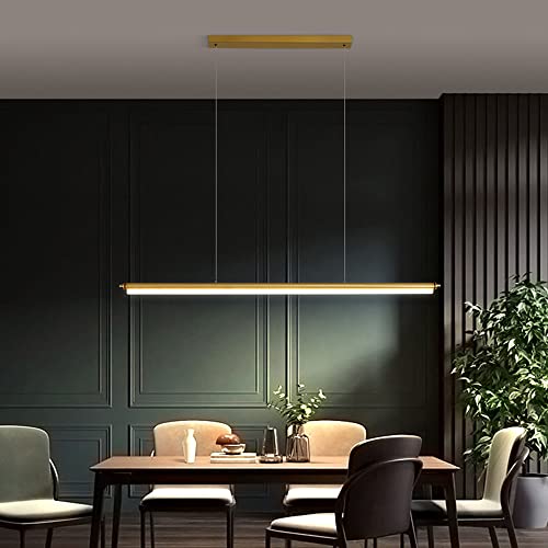 Lampe suspendue minimaliste LED à intensité variable pour table à manger et bureau moderniser - 4