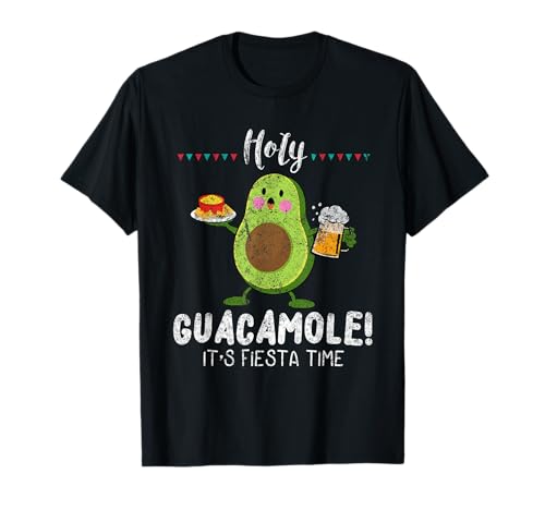 Guacamole sagrado es hora de fiesta Cinco de Mayo Beber Camiseta