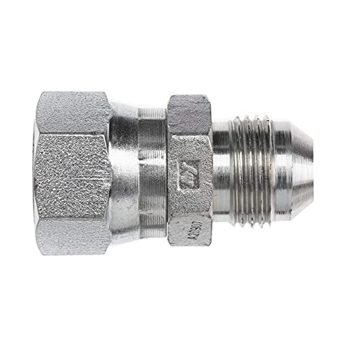 FS6508-06-08 Hydraulic Adapter - 06 Male JICX 08 Female FACE Seal Swivel Flat FACE- FS6504