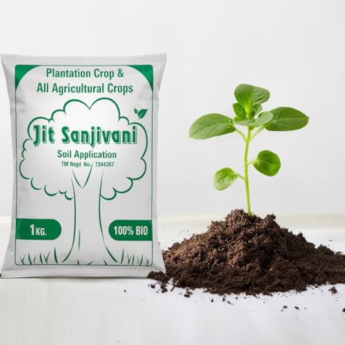 Image of Jit Sanjivani 100% Bio Fertiliser for Plantation Crop and All Agricultural Crops, Soil Application, 1 kg