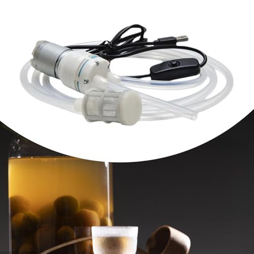 Pompe électrique portable vin bière extracteur silencieux USB maison - 5