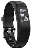 Garmin vívosmart 3 Fitness-Tracker, 24/7 Herzfrequenzmessung am Handgelenk, Smart Notifications, zahlreiche Fitness-Funktionen, Tagesziele, OLED Touchdisplay, L