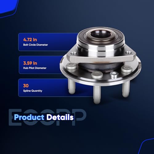 Image of ECCPP 513289 Wheel Bearing Hub Assembly for Cadillac SRX 2010-2016