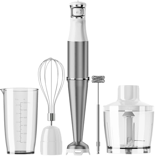 Turelar Immersion Blender Handheld Corded Hand Blenders Set 1100W...