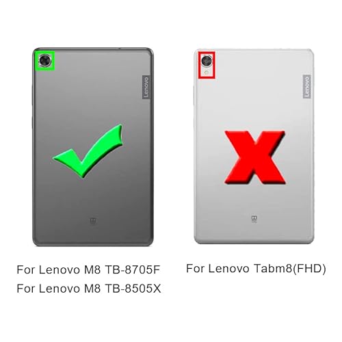 Fiewesey For Lenovo Tab M8 8 Inch Gen 3 2022 Case,Heavy Duty Hybrid Shockproof Full-Body Defender Rugged Protective Case With Stand For Lenovo Tab M8/M8 Smart/M8 Hd Lte 8 Inch Tablet(Black/Black) #TOP1