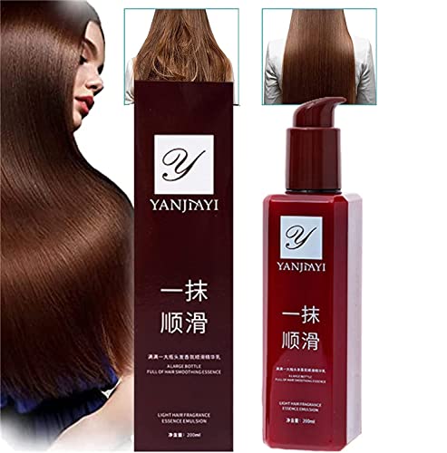 YANJIAYI Ragrance Après-shampoing lissant sans rinçage pour cheveux secs et abîmés (1 pièce) Cover