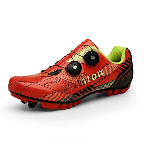 Zapatillas de Ciclismo MTB para Hombres Mujer Zapatillas Ciclismo Carretera Zapatillas de Bicicleta de Montaña/Carretera Profesionales Antideslizantes Respirables Calzado de Ciclismo