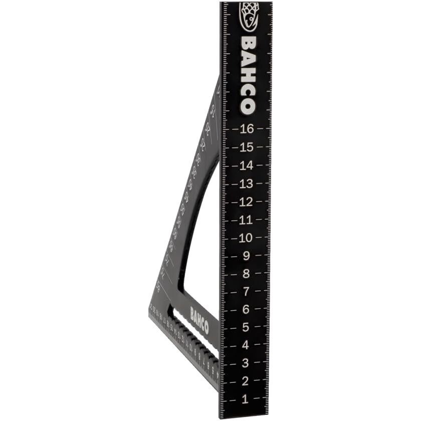 Bahco 9045-T-220 Équerre de menuisier triangulaire 220 mm