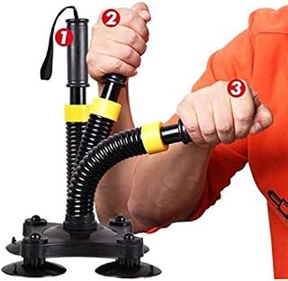 Wrist and Strength Exerciser,Hand Gripper Set Exerciser Power Steel Arm Spring Structure Resistance Sports Supplies Muscle Equipment Fitness Wrestling Strong Wrist(black)