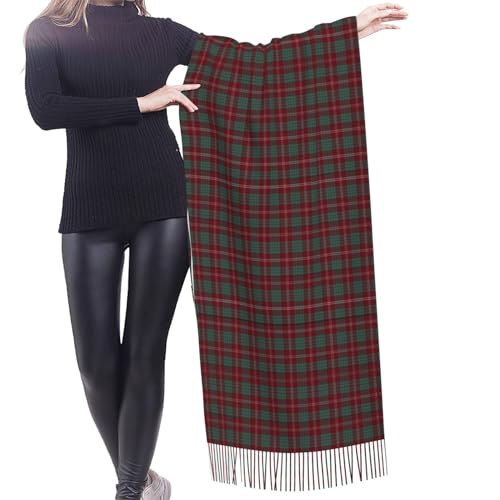 Plaid-Design Imitation Cashmere Tassel Scarf Winter Scarf Autumn Softest Classic Warm2