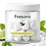 Fresora Oral Probiotics, with K12 & M18, Oral Probiotic Mints for Fresh Breath & Oral Microbiome Balance, Sugar-Free, 60 Count