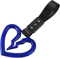 Vista 9 de Q1-TECH, JDM Tsurikawa - Anillo japonés para metro, tren, autobús, mango de coche, correa de mano con mango de corazón roto y correa de mano